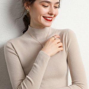 Fitted Mock-Neck Merino Sweater333272741724402