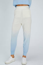 将图片加载到图库查看器，Polar Bear Gradient Cashmere Cropped Sweater-Pant SET (With Crystal Touch)
