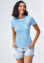 Load image into Gallery viewer, Women Tops/ Mercerized Cotton/ Graphic Tee
