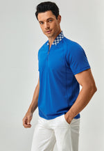 Load image into Gallery viewer, Men’s Checkered Collar Top
