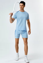 Carica l&#39;immagine nel visualizzatore di Gallery, Men’s Two-Tone Cotton Shorts
