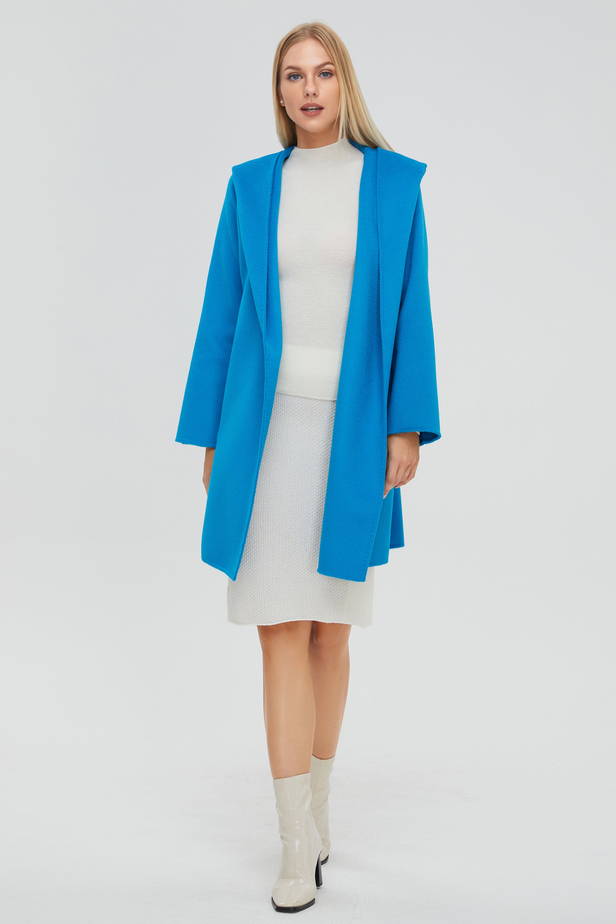 Women's Wool Hooded Coat