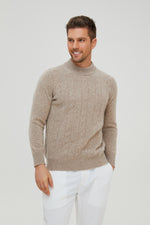Load image into Gallery viewer, Rich Cable-Knit Merino Sweater
