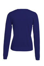 Load image into Gallery viewer, Silk Cashmere V Neck Long Sleeves T Shirt
