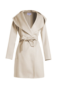 Women's Wool Hooded Coat1833437816258802