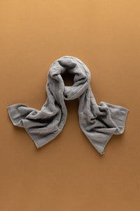 Solid Cable-Knit Cashmere Scarf324862091378930