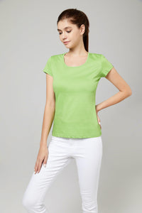 Posh Women's Cotton U Sharp T shirt ( 135g)1020864125829288