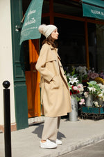 Load image into Gallery viewer, Lamb Wool | Women Wool Coat | Women Jacket Coat | Bellemere New York
