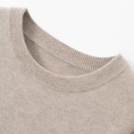 Carica l&#39;immagine nel visualizzatore di Gallery, Solid Crew Neck Cashmere Sweater
