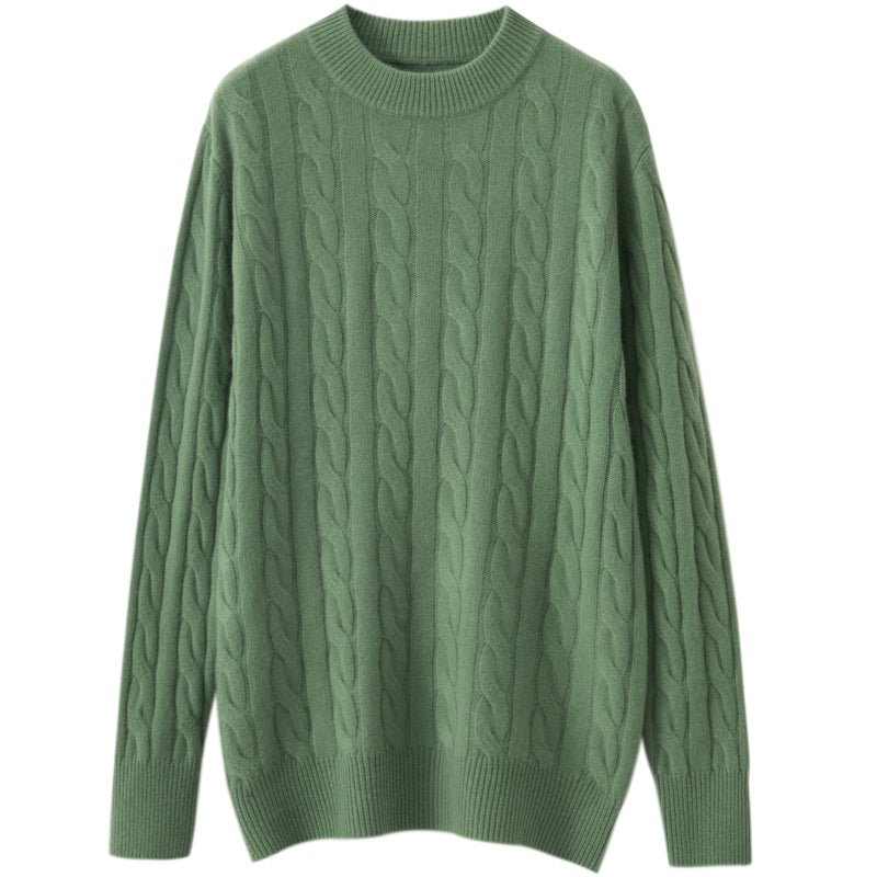 Rich Cable-Knit Cashmere Sweater