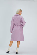 Load image into Gallery viewer, Coat with Belt (Classic Knit Ribbed)
