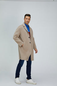 Dazzling Wool-Blend Overcoat231178997334258