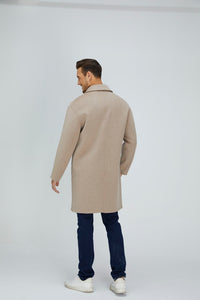 Dazzling Wool-Blend Overcoat331178997367026