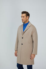 Lade das Bild in den Galerie-Viewer, Wool Blend | Men Coat | Long Coat | Wool Coat | Bellemere New York
