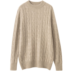 Rich Cable-Knit Cashmere Sweater826777007751410