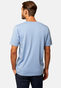 Classic Crew Neck Cotton Cashmere T-Shirt832141029834994