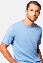 将图片加载到图库查看器，Classic Crew Neck Cotton Cashmere T-Shirt
