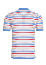 将图片加载到图库查看器，Fantasy Stripe Multicolor Tencel Polo | Stripe Multicolor Size S M L XL XXL | Bellemere New York 100% Sustainable Fashion | 100% Tencel | Tennis &amp; Golf Polo Shirt
