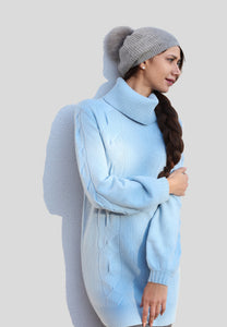 Cashmere Turtleneck Mini-Sweater231692011372786