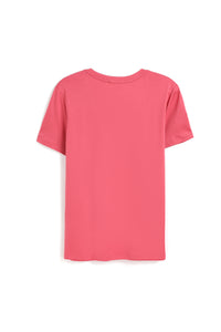 Silky Cotton V Neck  T-Shirt220889160155304