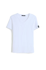Lade das Bild in den Galerie-Viewer, Smart V-Neck Cotton T shirt ( 190g)
