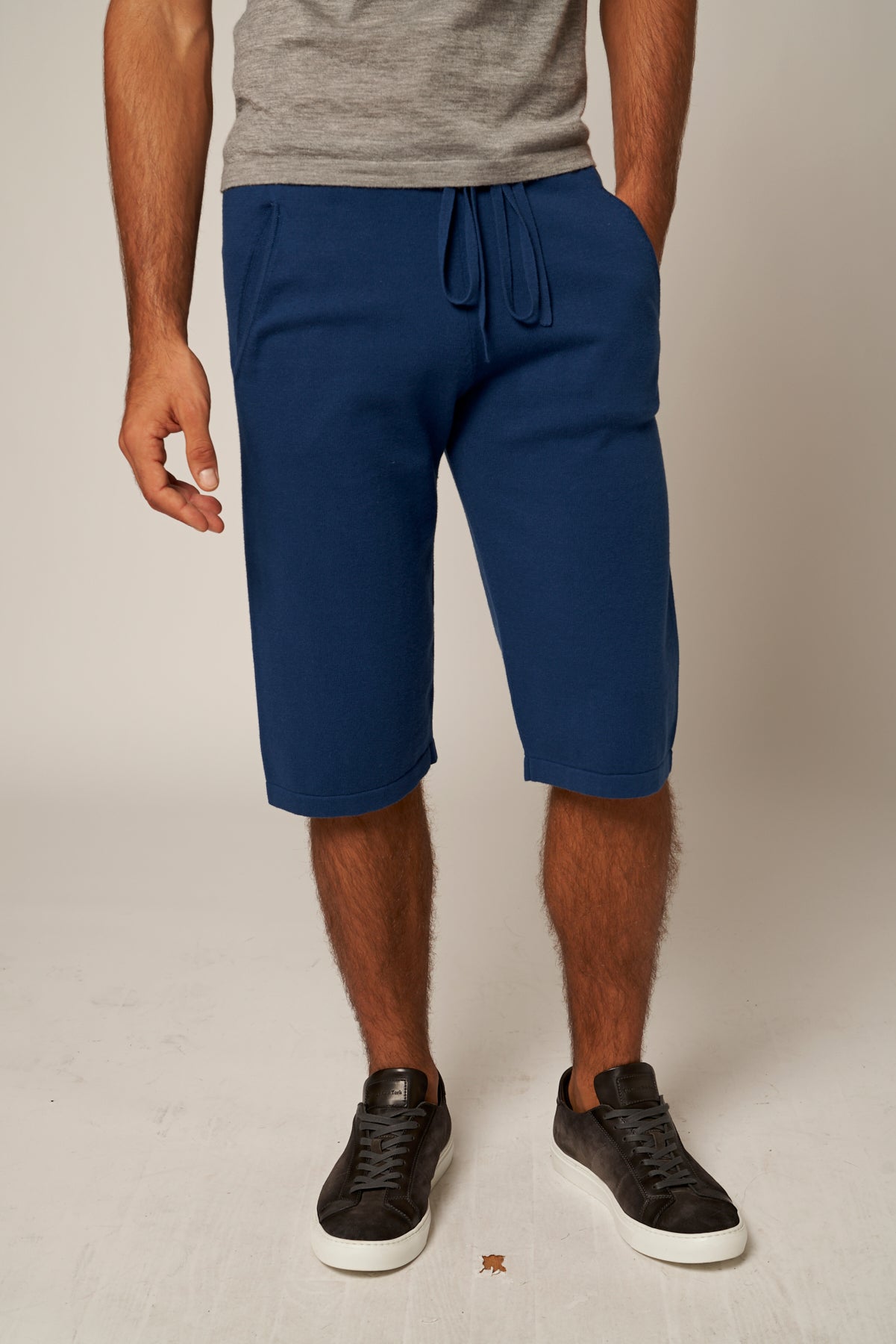 Tailored Cotton Cashmere Shorts