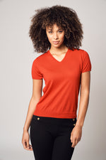 Load image into Gallery viewer, Colorful V-Neck Cashmere Top
