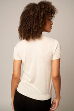 Carica l&#39;immagine nel visualizzatore di Gallery, Silk Cashmere V-Neck T-Shirt
