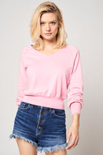 Load image into Gallery viewer, Silky V-Neck Cotton-Cashmere
