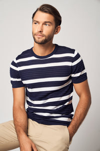 Striped Short-Sleeve T-Shirt611401257713832