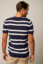 Load image into Gallery viewer, Striped Short-Sleeve T-Shirt
