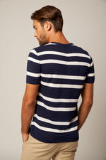 Carica l&#39;immagine nel visualizzatore di Gallery, Striped Short-Sleeve T-Shirt

