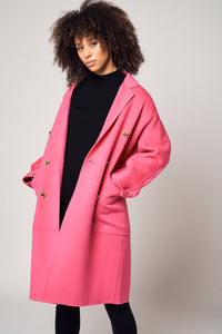 Majestic Double-Breasted Wool Coat811348114342056