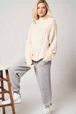 将图片加载到图库查看器，Cashmere | Turtle Neck Winter Sweater | Women Long Sleeve Sweater | Bellemere New York
