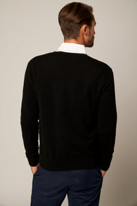Solid V-Neck Merino Sweater3011892040073384