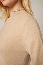 Carica l&#39;immagine nel visualizzatore di Gallery, Cashmere | Mock Neck | Women Long Sleeve Sweater | Women Cardigan | Bellemere New York
