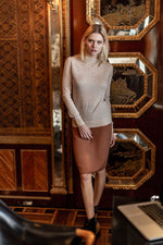 Carica l&#39;immagine nel visualizzatore di Gallery, Fancy Merino Wool Skirt
