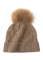 Load image into Gallery viewer, Soft Cable-Knit Cashmere Beanie
