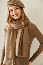 Load image into Gallery viewer, Stunning Cashmere Beret and Scarf SET
