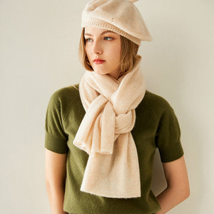 Stunning Cashmere Beret and Scarf SET1225303201382642