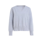 Carica l&#39;immagine nel visualizzatore di Gallery, Cashmere | Brushed V-Neck Sweater | Women Brushed Long Sleeve Sweater | Bellemere New York
