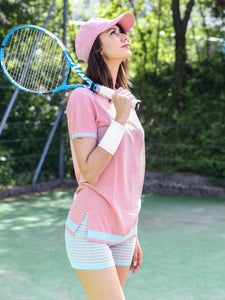 Fitted Tencel Tennis Dress & Shorts Set1621732102439080