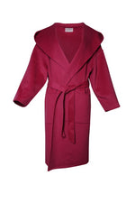 Lade das Bild in den Galerie-Viewer,  Merino Wool Cashmere |  Overcoat Hoodie | Women Coat | Bellemere New York
