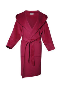 Merino Overcoat With Hoodie131752439038194