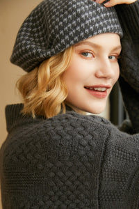 Mixed Patterned Cashmere Beret424862015521010