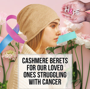 5 Stylish Cashmere Berets Designed For Our Loved Ones Struggling With Cancer