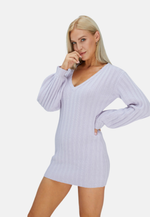 Load image into Gallery viewer, Mini Merino Cashmere Sweater Dress
