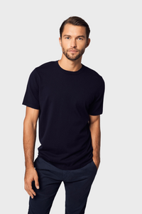 Classic Crew Neck Cotton Cashmere T-Shirt1336082348228850