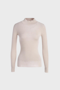 Fitted Mock-Neck Merino Sweater1236085056798962