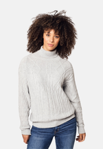 Charger l&#39;image dans la galerie, Diamond Knit Turtleneck Cashmere Sweater

